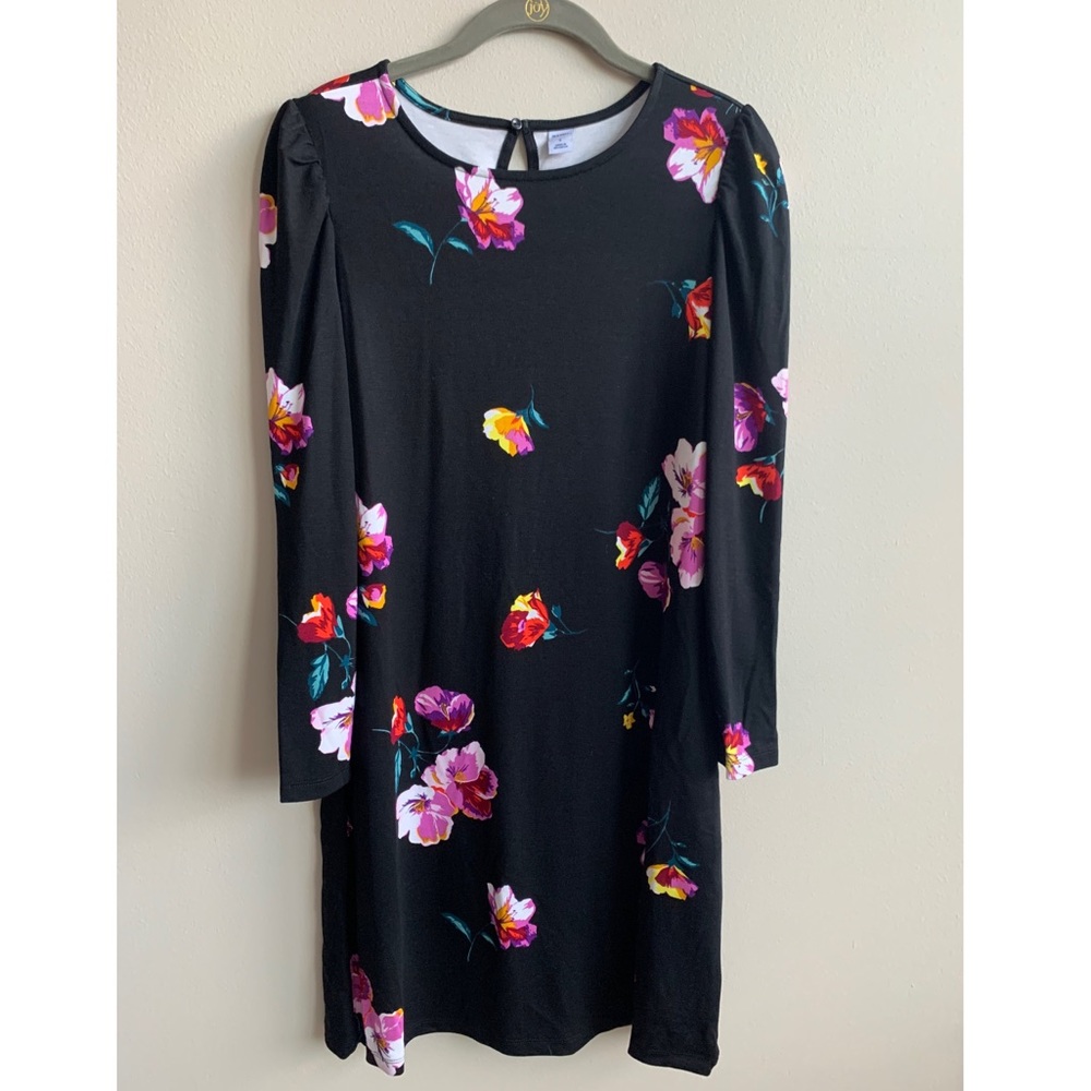 • Black Floral Dress •